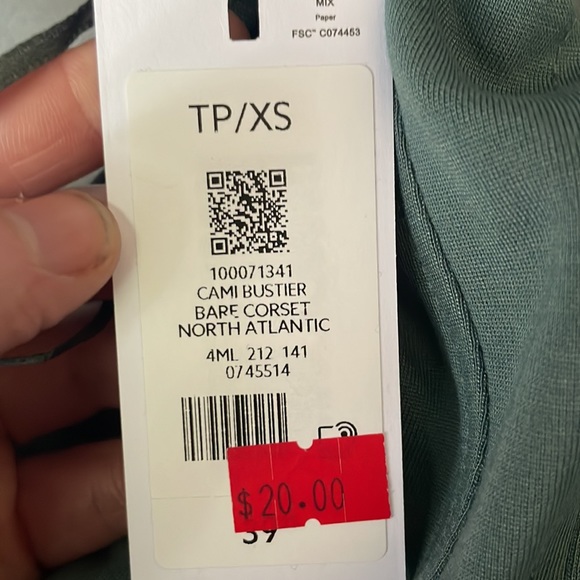 Dynamite crop corset-like top - Picture 2 of 2